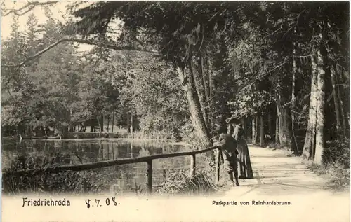 Friedrichroda, Parkpartie von Reinhardsbrunn -525270