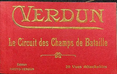 Booklet Verdun - Le Circuit des Champs de Bataille - 20 CPA -638119