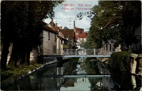 Erfurt, Alte Stadt, Partie am Fischersand -526534