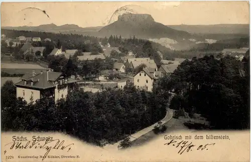 Gohrisch, Sächs. Schweiz, , mit dem Lilienstein -525636