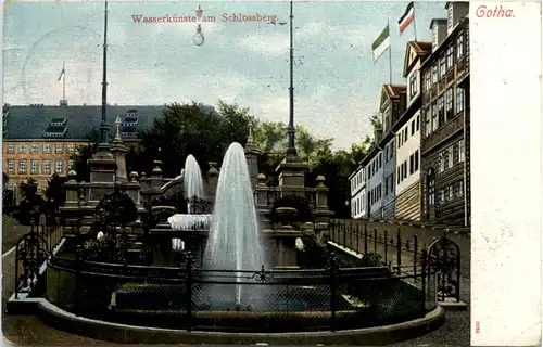 Gotha, Wasserkünste am Schlossberg -526574