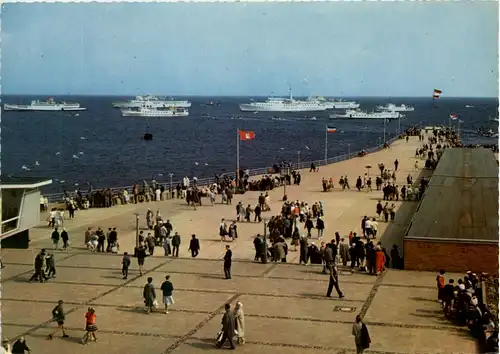 Helgoland, Landungsbrücke und Reede -527148