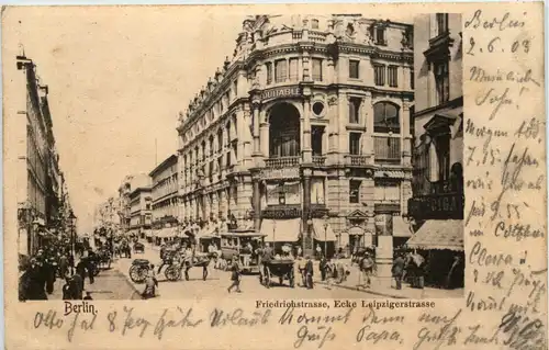 Berlin, Friedrichstrasse, Ecke Leipzigerstrasse -525570