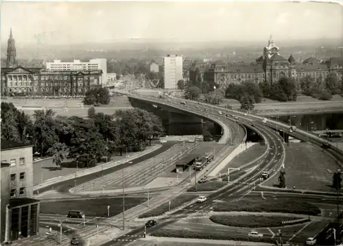 Dresden, Blick auf Dr.-Friedrichs-Brücke -508838