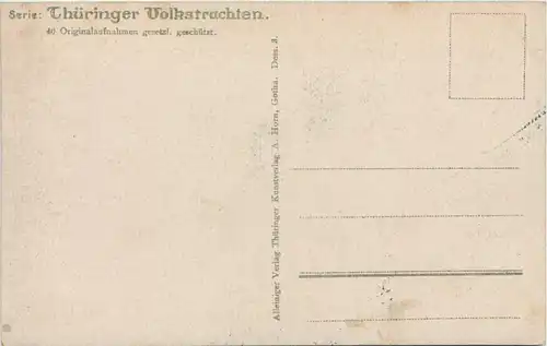 Gruss aus Thüringen, Volkstrachten -526084