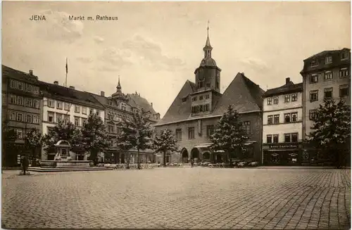 Jena, Markt mit Rathaus -526272