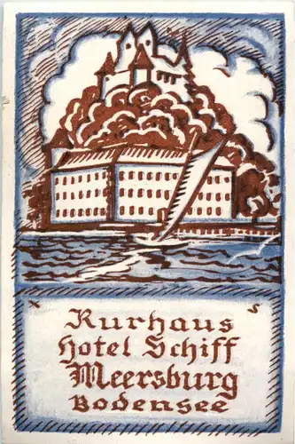 Meersburg - Kurhaus Hotel Schiff - Etikett -638090