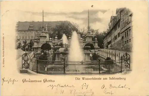 Gotha, Die Wasserkünste am Schlossberg -526372