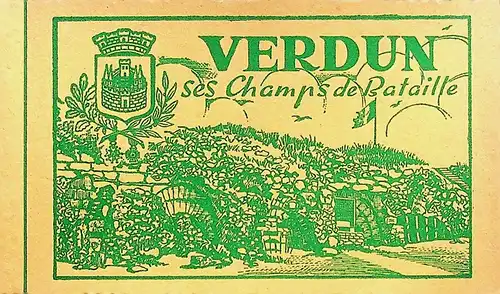 Booklet Verdun ses Champs de Bataille - 18 CPA -638117