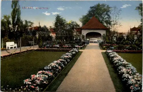 Erfurt, Partie im Stadtpark -526512