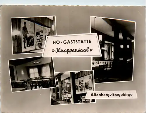 Altenberg i. Erzgeb., Gaststätte Knappensaal, div. Bilder -502674