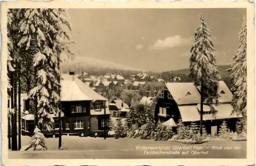 Oberhof, Blick von der Tambacherstrasse -526484