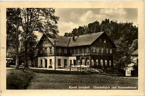 Kurort Jonsdorf, Gondelfahrt mit Nonnenfelsen -502754