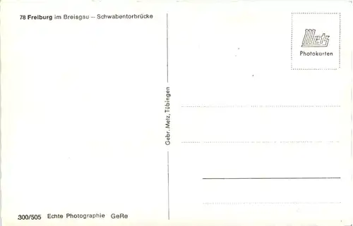 Freiburg im Breisgau, Schwabentorbrücke -509398