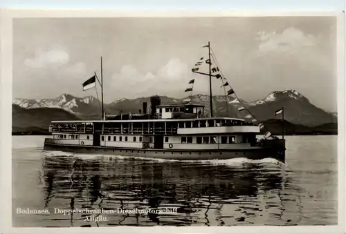 Bodensee - Doppelschrauben Dieselmotorschiff Allgäu -600072