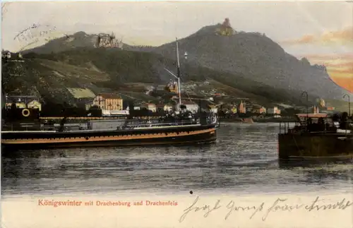 Königswinter mit Drachenburg und Drachenfels -528268