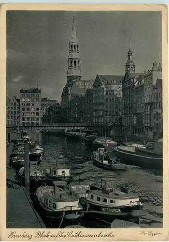 Hamburg, Blick auf die Katharinenkirche -527594