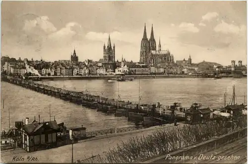 Köln. Panorama v. Deutz gesehen -527124