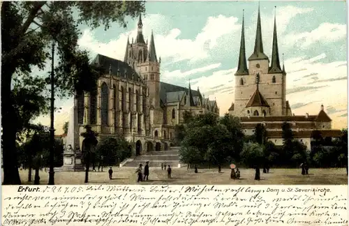 Erfurt, Dom und Severikirche -525926
