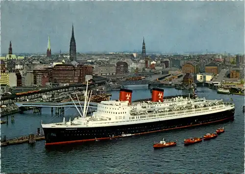 Hamburg, Hafen Passagier-Schnelldampfer Hanseatic -527144