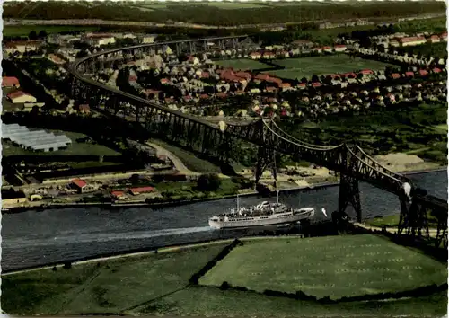 Rendsburg, Blick auf die Hochbrücke -527854