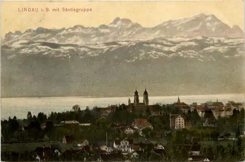 Lindau, mit Säntisgruppe -510078