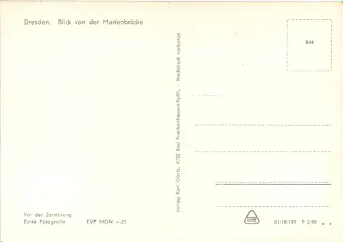 Dresden, Blick von der Marienbrücke -527954