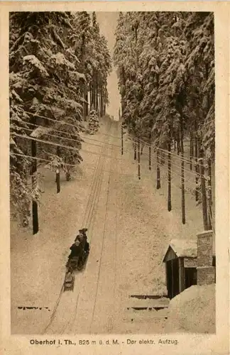 Oberhof, der elektr. Aufzug -526166