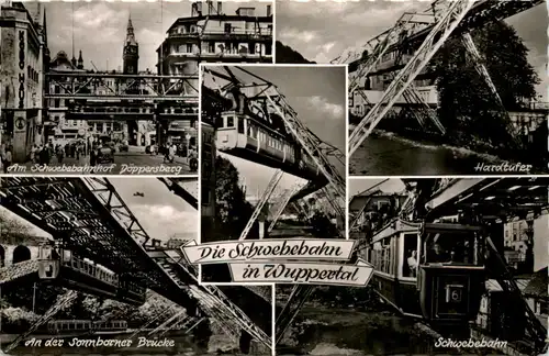 Wuppertal, die Schwebebahn, div. Bilder -528154