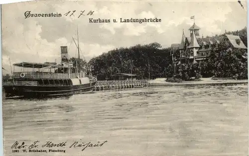 Gravenstein, Kurhaus und Landungsbrücke -528294