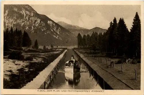 Kanal, der Plan- und Heiterwangersee verbindet -529128
