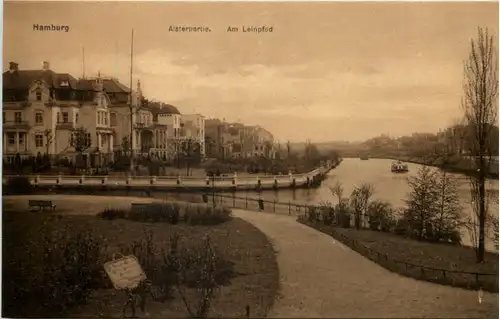 Hamburg, Alsterpartie, Am Leinpfad -527550