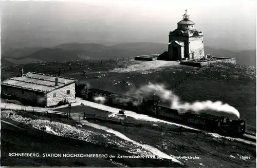 Schneeberg, Station Hochschneeberg der Zahnradbahn -527576