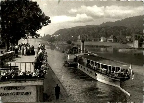 Hameln, Abfahrt zur Oberweser -529138