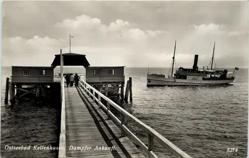 Seebad Kellenhusen, Dampfer Ankunft -529300