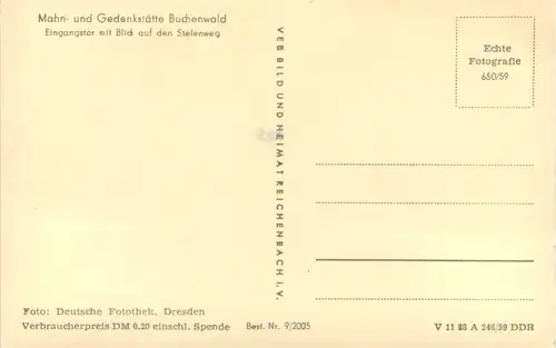 Mahn und Gedenkstätte Buchenwald - Weimar -601078