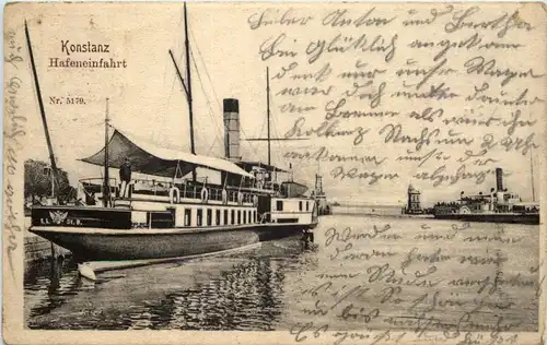 Konstanz, Hafeneinfahrt -528372