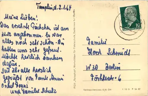 Templin, Forstschule -510938