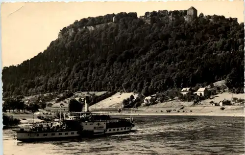 Festung Königstein mit Elbe -526966
