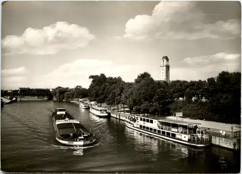 Berlin-Spandau, Lindenufer mit Rathaus -528036