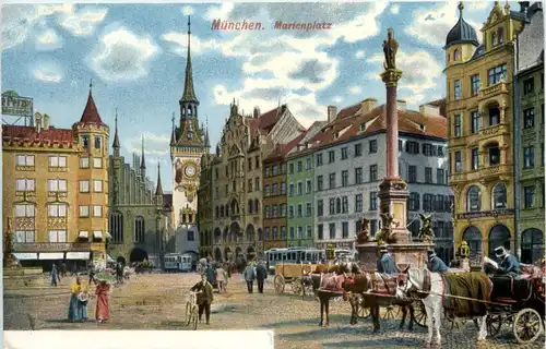 München, Marienplatz -528296