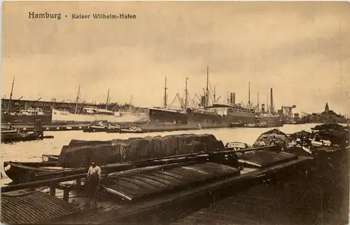 Hamburg, Kaiser-Wilhelm-Hafen -527666