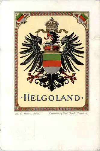Helgoland - Wappen - Ganzsache -638246