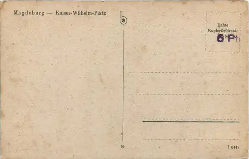 Magdeburg - Kaiser Wilhelm Platz -638366