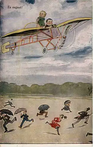 Kinder im Flugzeug - Humor -602258