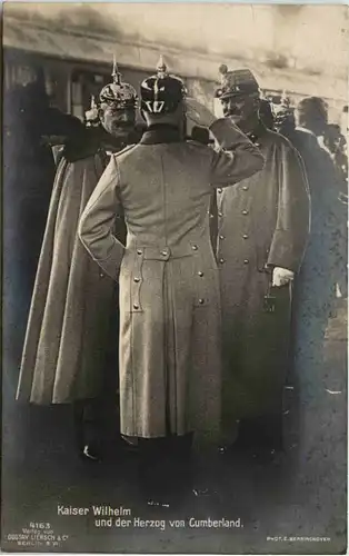 Kaiser Wilhelm und der Herzog von Cumberland -602338