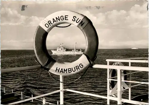 Hamburg, Orange Sun -528026