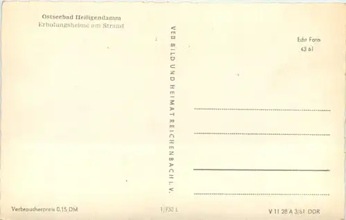 Seebad Heiligendamm, Erholungsheime am Strand -530106