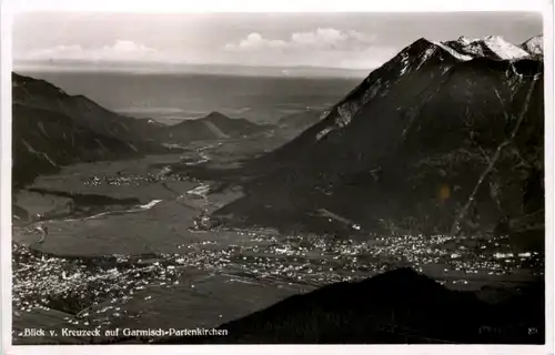 Garmisch-Partenkirchen, Blick v. Kreuzeck -530316