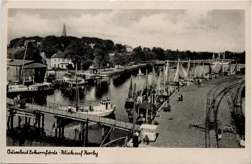 Seebad Eckernförde, Blick auf Borby -529452
